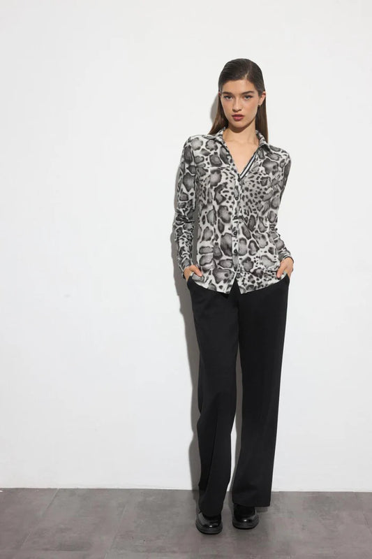 Tinta & Bariloche Monica grey shirt