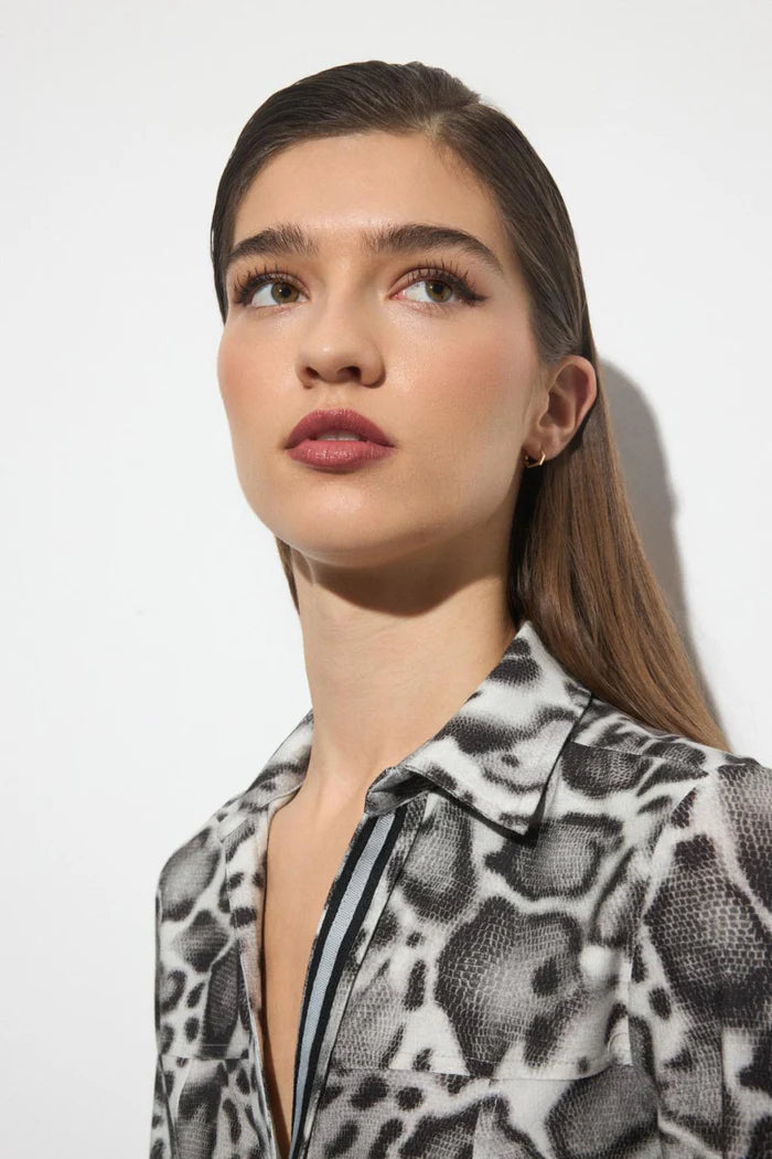 Tinta & Bariloche Monica grey shirt