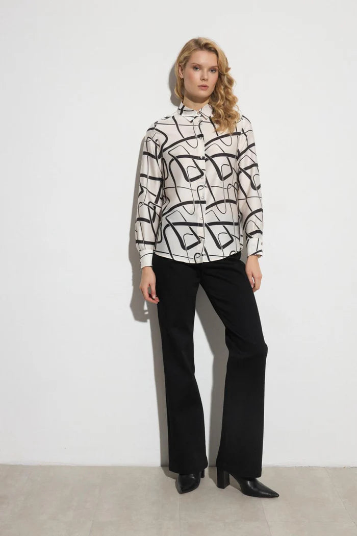 Tinta & Bariloche natural Caesarina shirt