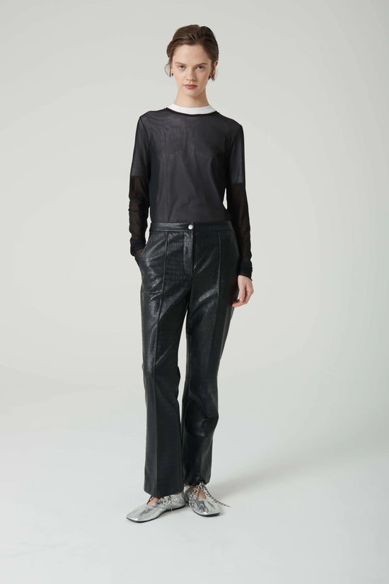 Beatrice b faux leather trousers