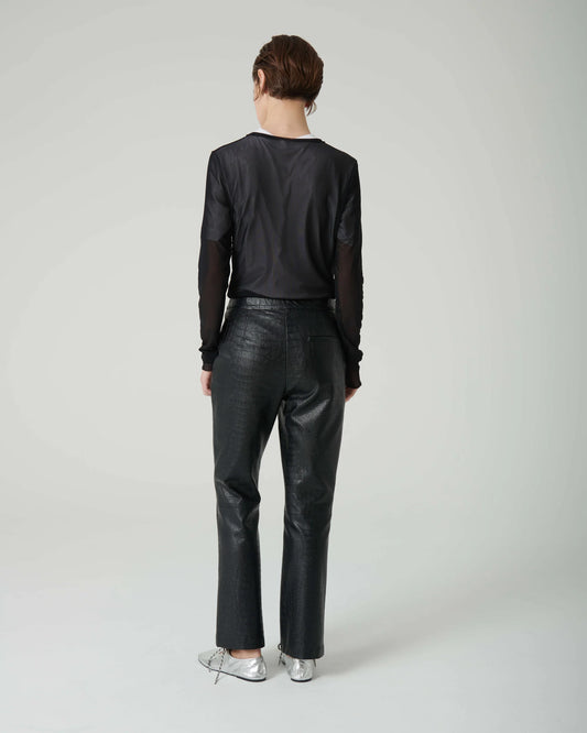 Beatrice b faux leather trousers