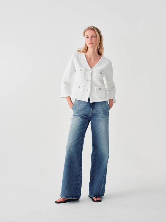 Beatrice b Blue Denim Wide Leg Jeans 26FE1916