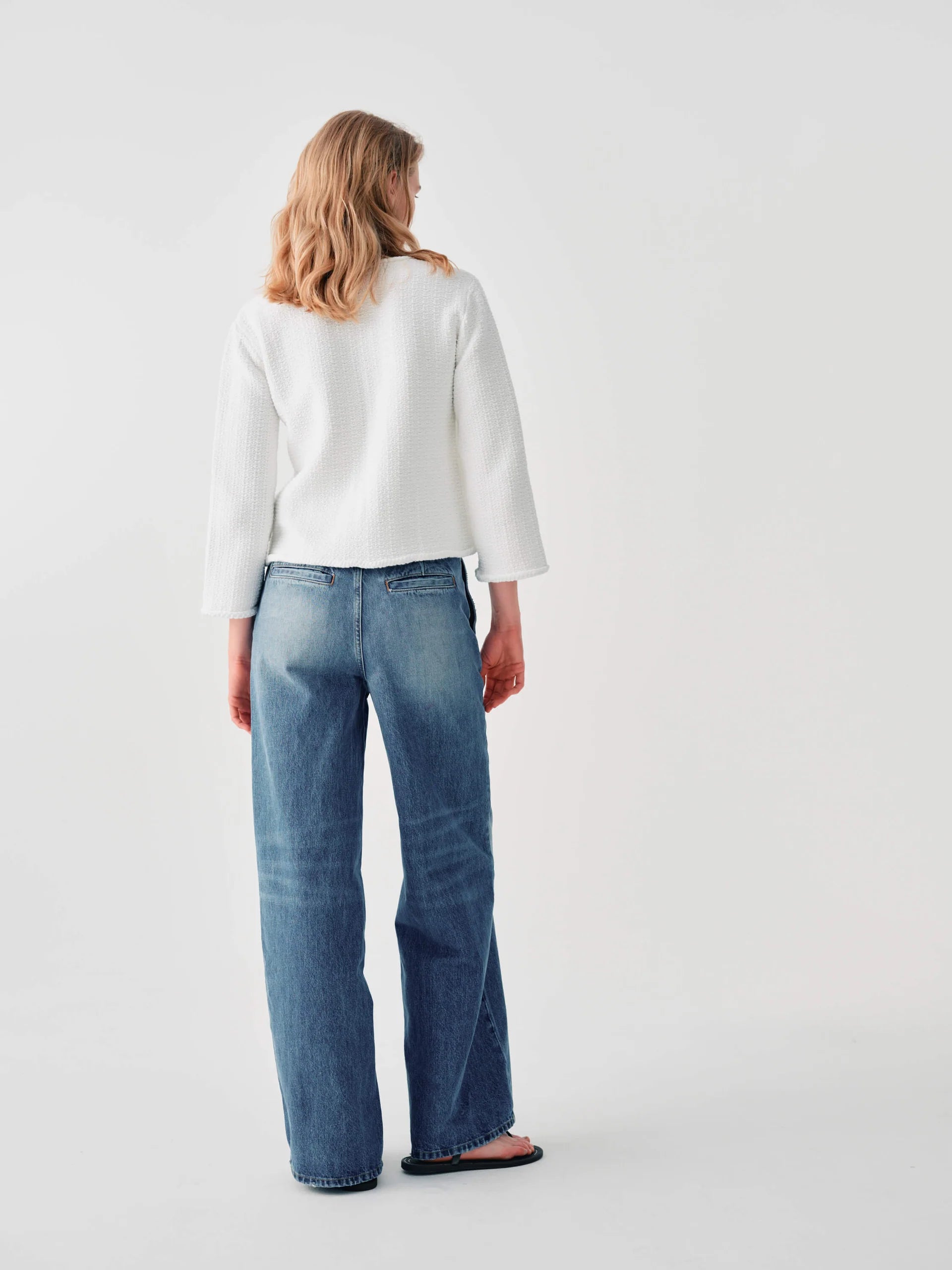 Beatrice b Blue Denim Wide Leg Jeans