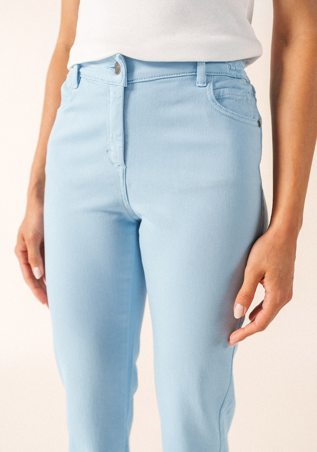 Saint James Shadow Slim Leg 5 Pocket Stretch Jeans