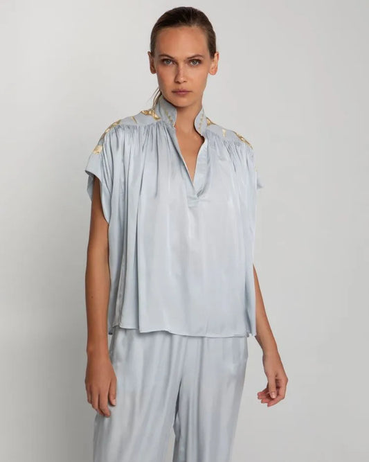 Greek Archaic Kori gathered detail top 540574