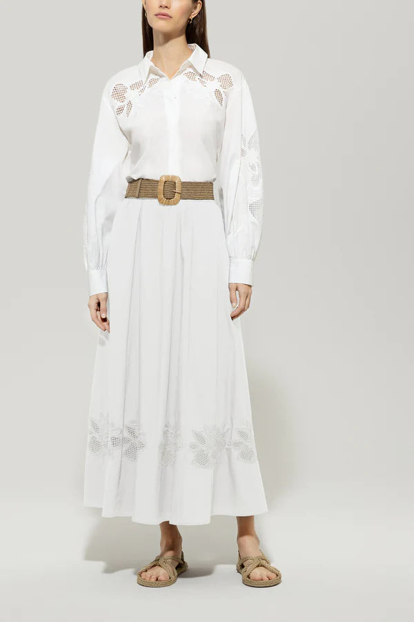 Luisa Cerano blouse with embroidery 218292
