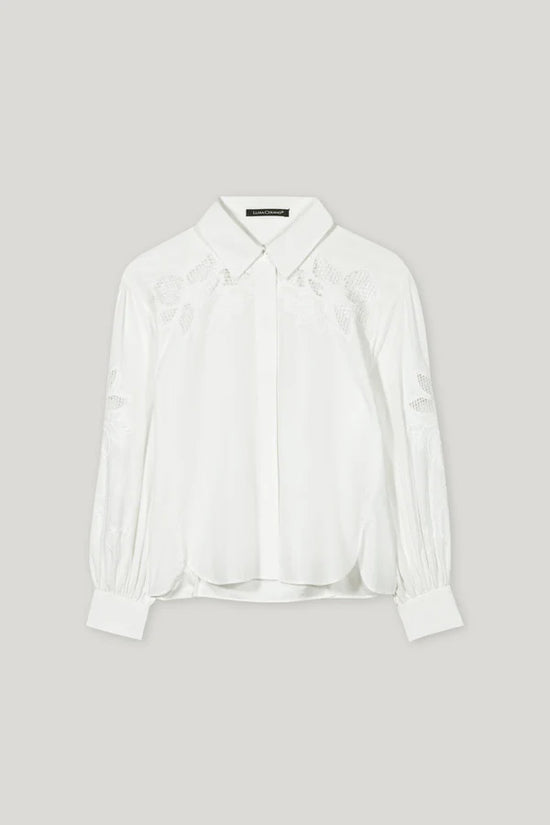 Luisa Cerano blouse with embroidery 218292