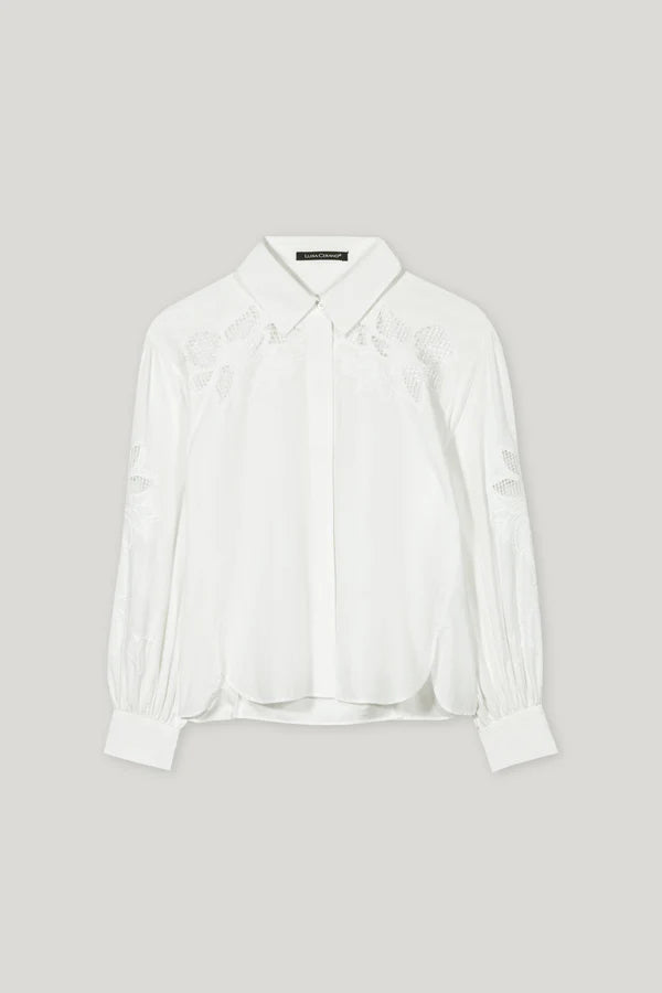 Luisa Cerano blouse with embroidery 218292
