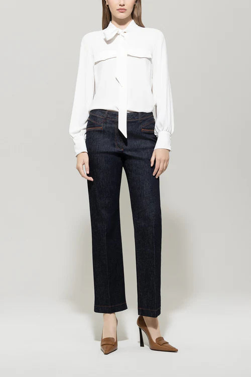 Luisa Cerano silk blend blouse 228594