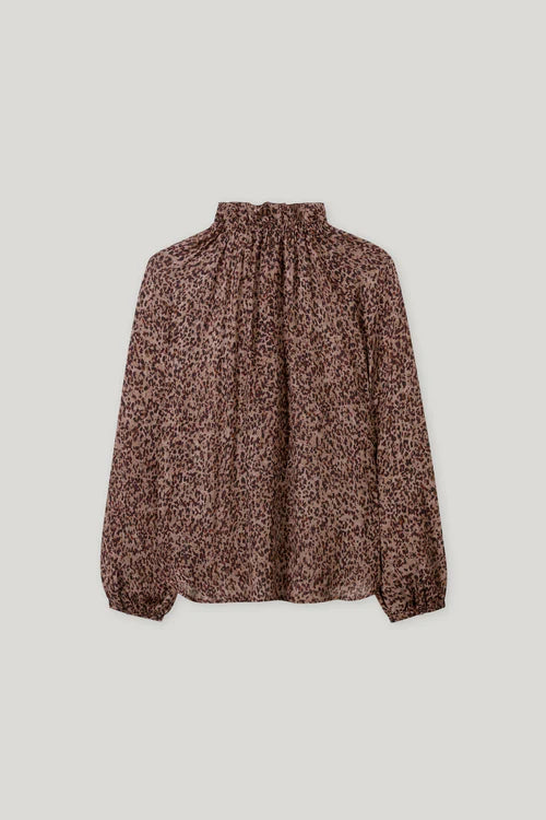 Luisa Cerano animal print blouse 228621