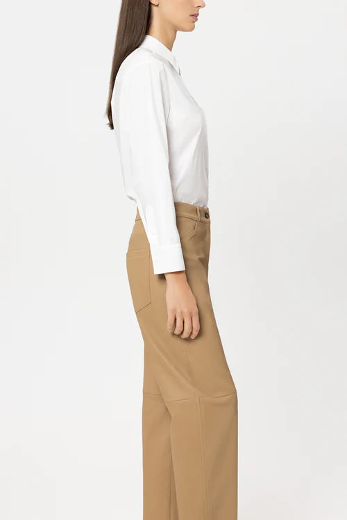 Luisa Cerano White Shirt blouse with Ajour Embroidery 238666