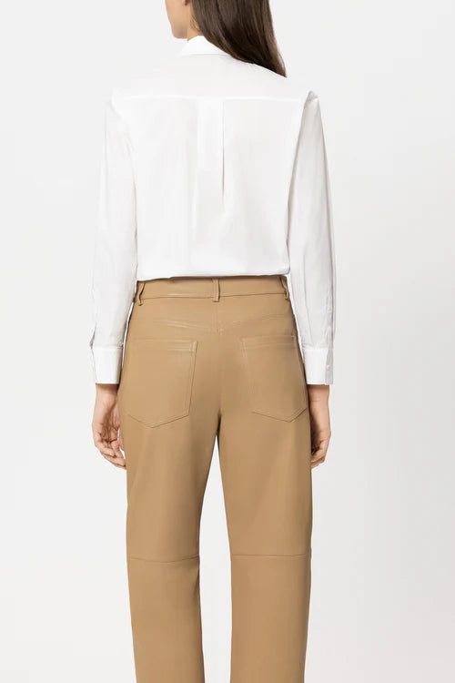 Luisa Cerano White Shirt blouse with Ajour Embroidery 238666