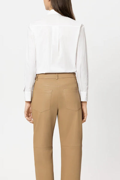 Luisa Cerano White Shirt blouse with Ajour Embroidery 238666