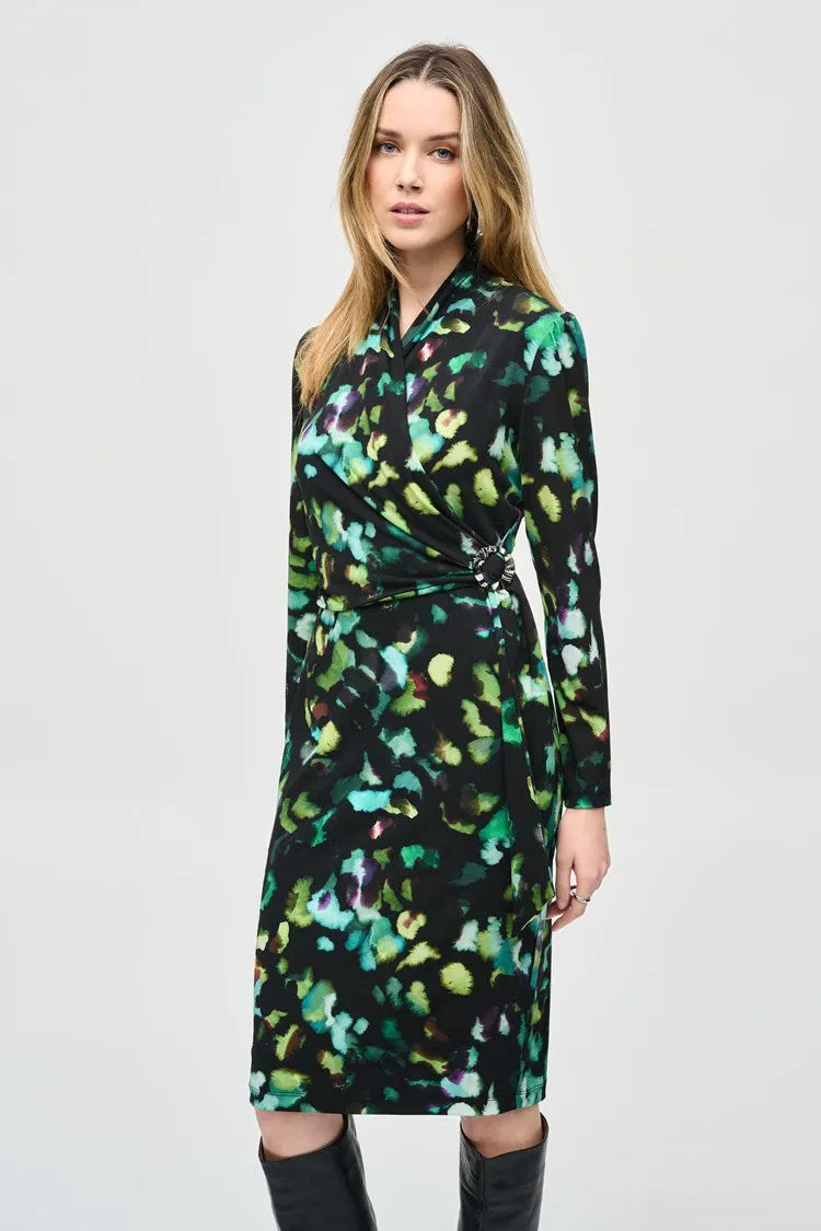 Joseph Ribkoff wrap dress 243321