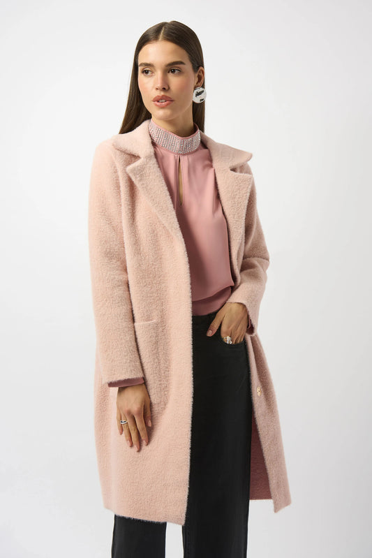 Joseph Ribkoff coat with faux fur trim 243923