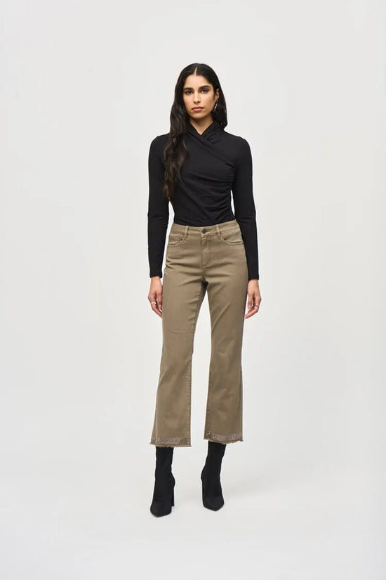 Joseph Ribkoff freyed hem trouser 243964