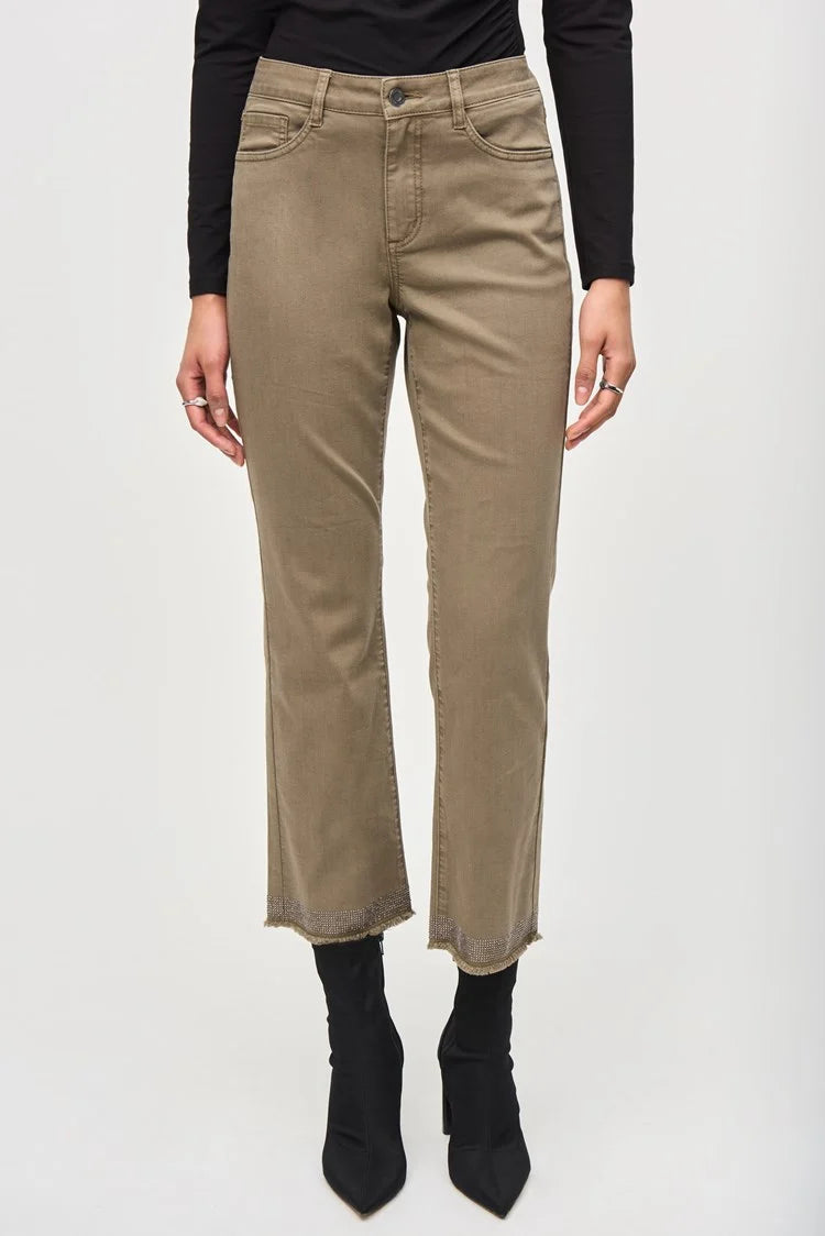 Joseph Ribkoff freyed hem trouser 243964