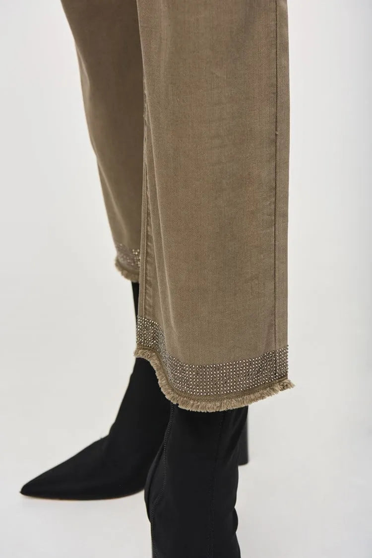 Joseph Ribkoff freyed hem trouser 243964