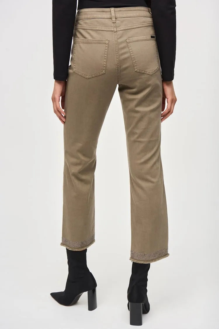 Joseph Ribkoff freyed hem trouser 243964