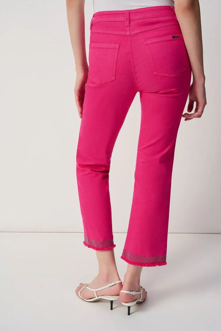 Joseph Ribkoff frayed hem jeans 243964