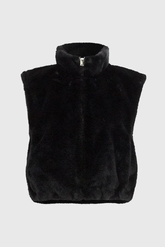 Joseph Ribkoff faux fur gilet
