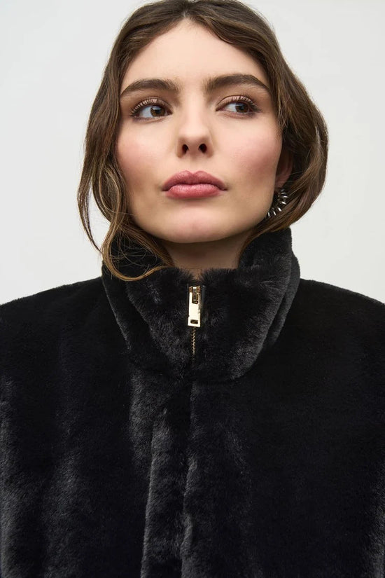 Joseph Ribkoff faux fur gilet