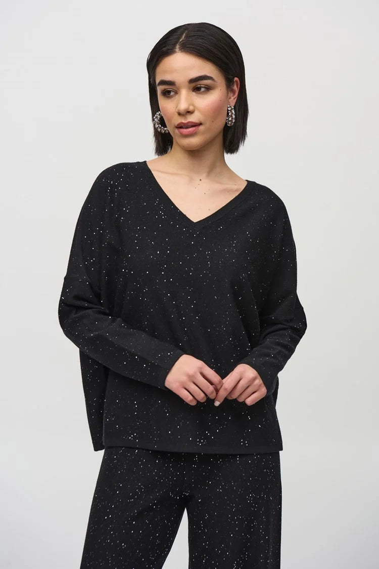 Joseph Ribkoff sequinned top 244921