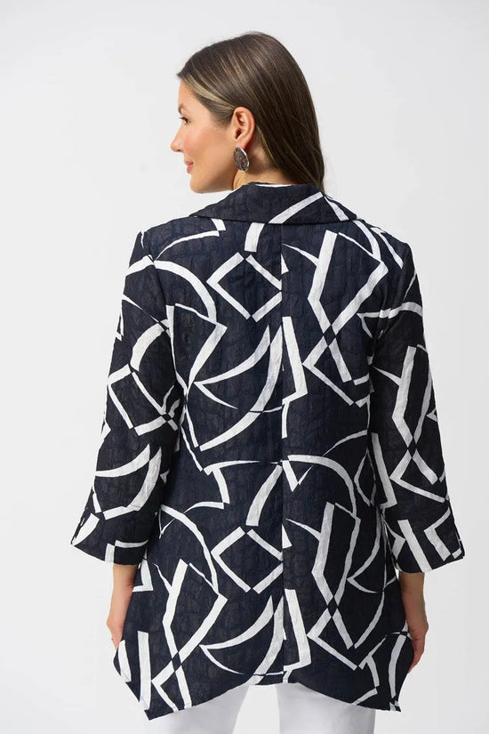 Joseph Ribkoff abstract print jacket