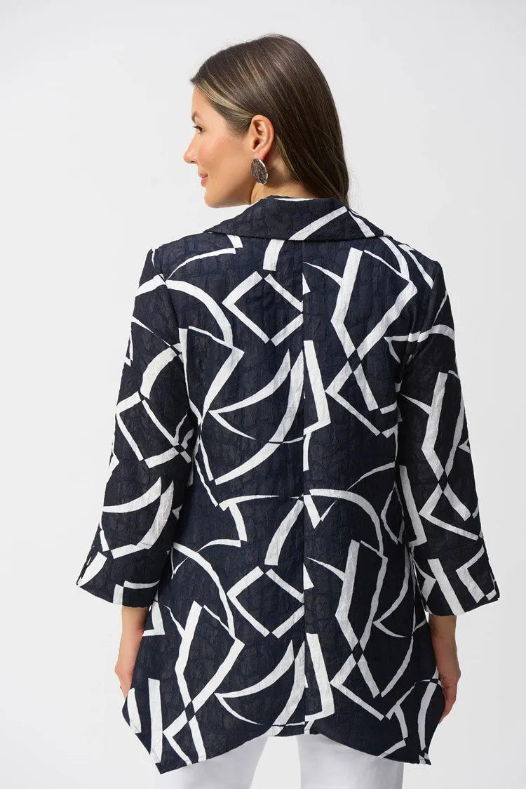 Joseph Ribkoff abstract print jacket