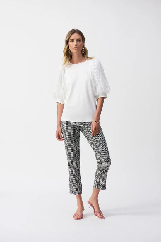 Joseph Ribkoff puff sleeve top 251097