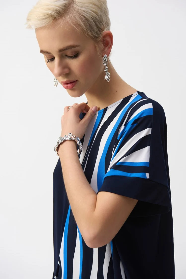 Joseph Ribkoff geometric print top 251285
