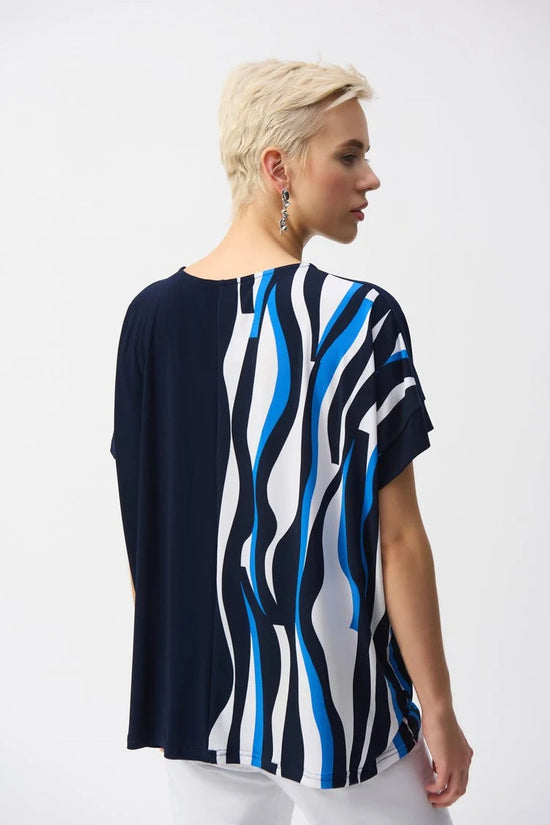 Joseph Ribkoff geometric print top 251285