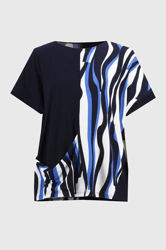 Joseph Ribkoff geometric print top 251285