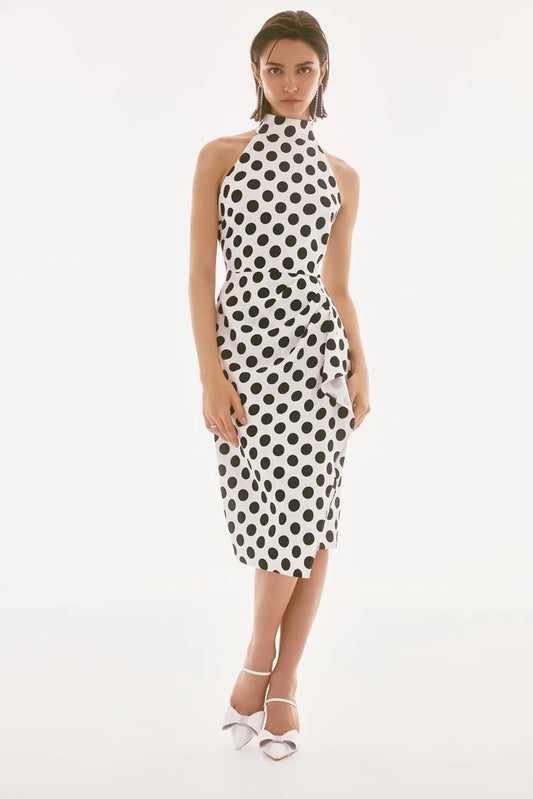 Joseph Ribkoff dot print dress 251759