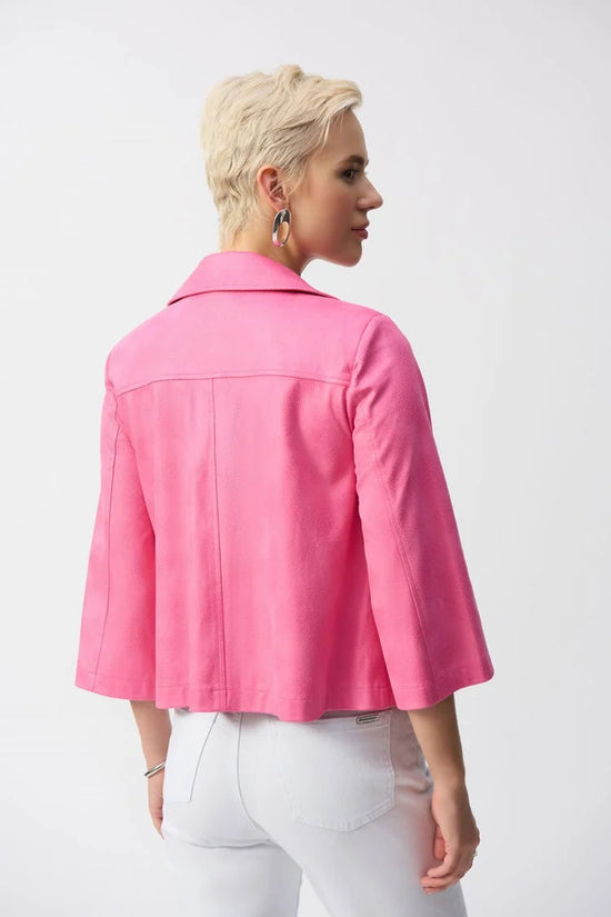Joseph Ribkoff faux suede swing jacket