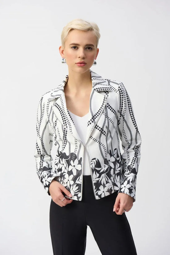 Joseph Ribkoff faux suede jacket