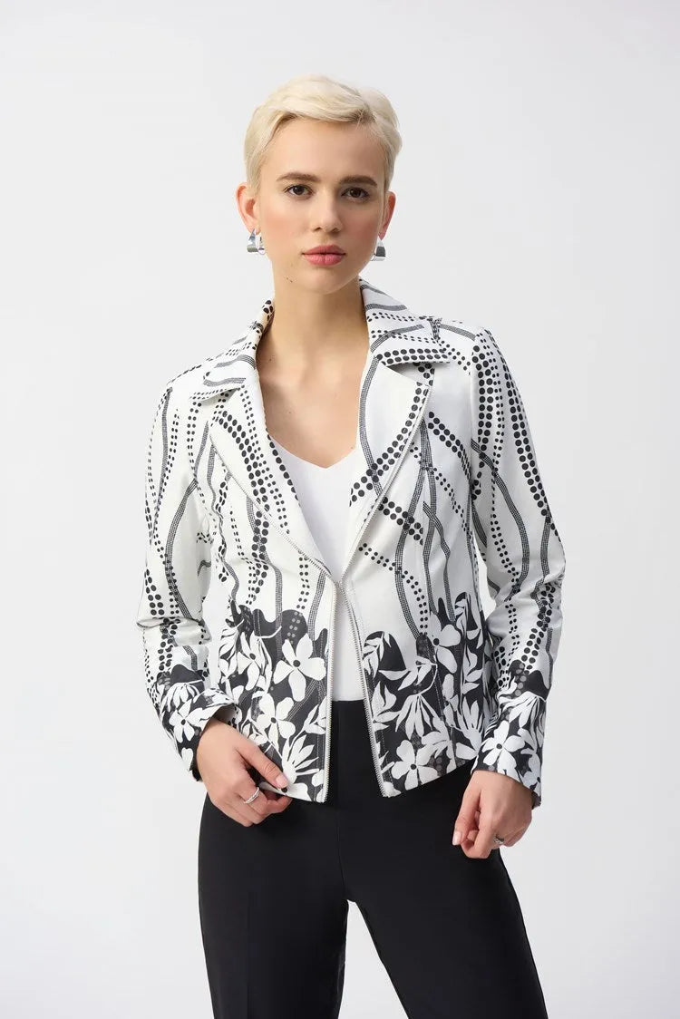 Joseph Ribkoff faux suede jacket