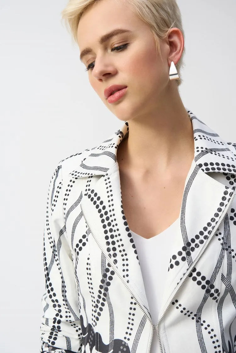 Joseph Ribkoff faux suede jacket