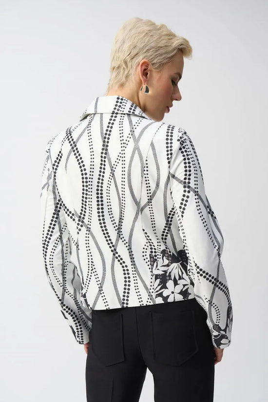 Joseph Ribkoff faux suede jacket