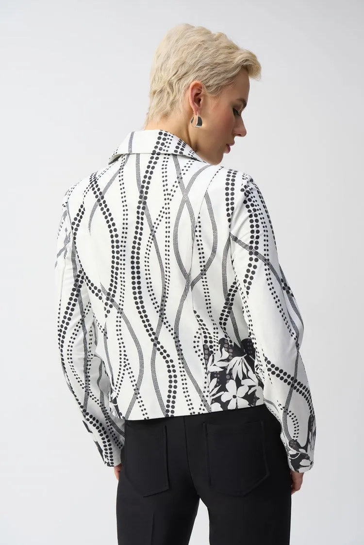 Joseph Ribkoff faux suede jacket