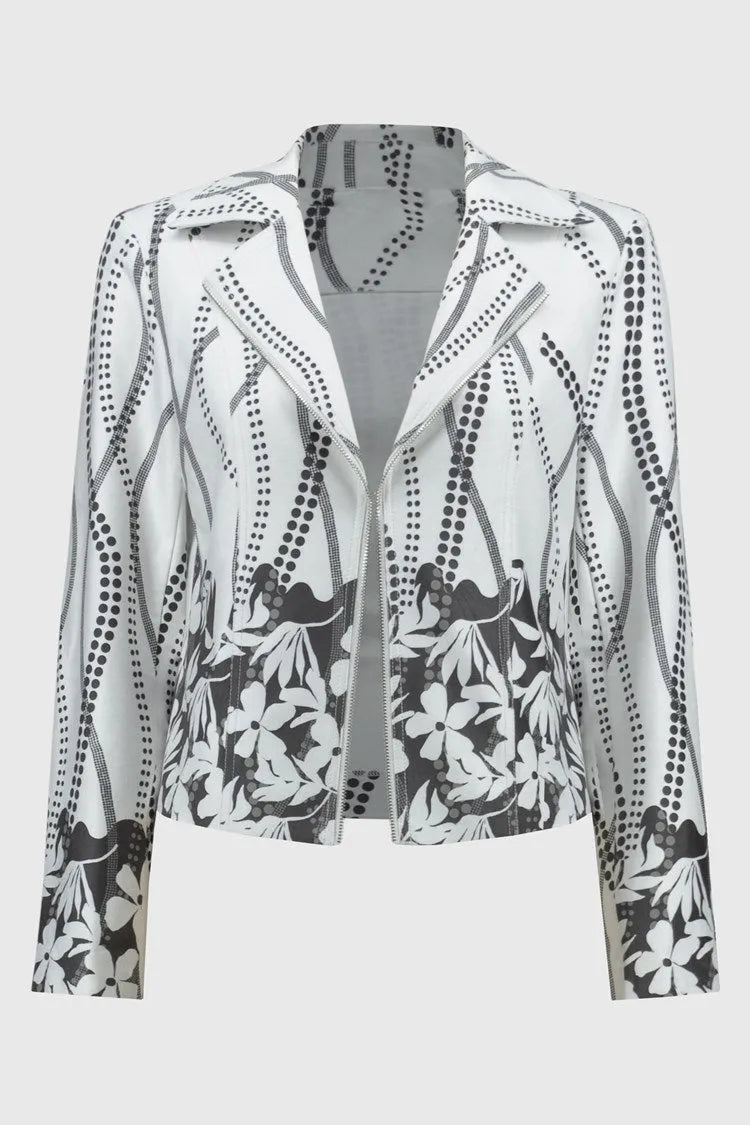Joseph Ribkoff faux suede jacket