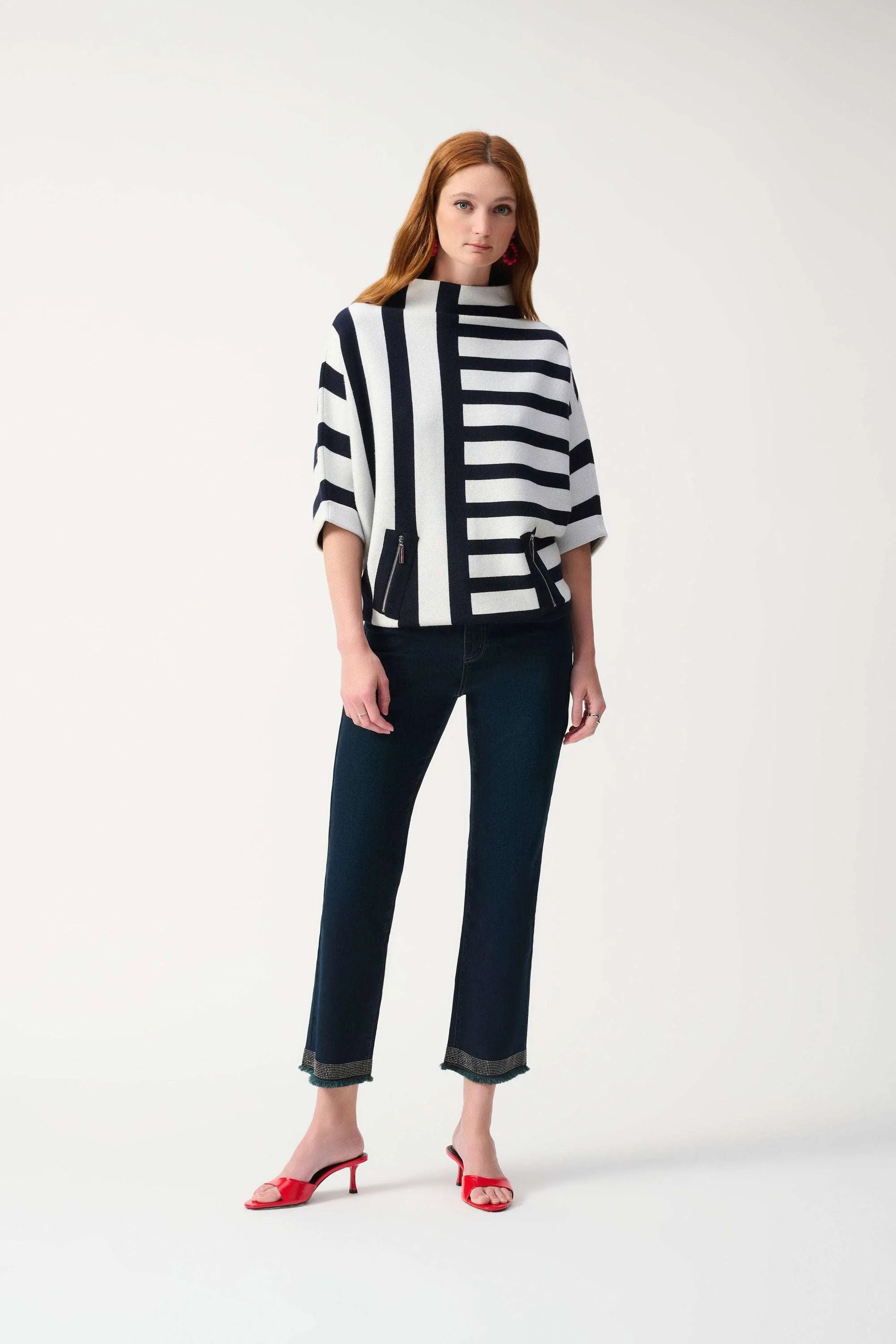 Joseph Ribkoff striped sweater 251933