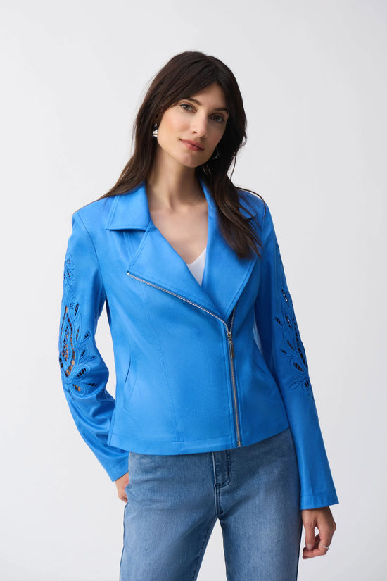 Joseph Ribkoff faux suede jacket