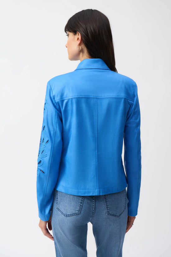 Joseph Ribkoff faux suede jacket
