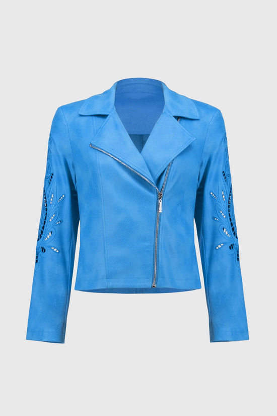 Joseph Ribkoff faux suede jacket