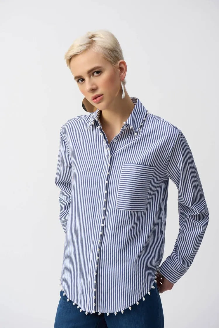 Joseph Ribkoff striped shirt 251942
