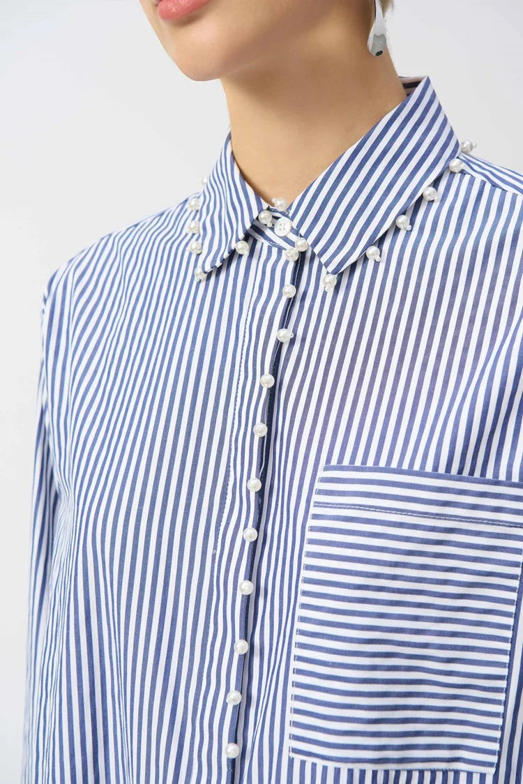 Joseph Ribkoff striped shirt 251942