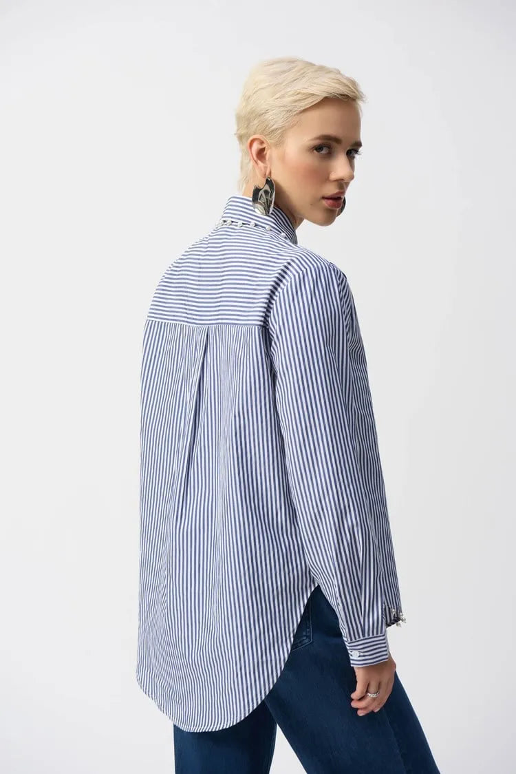 Joseph Ribkoff striped shirt 251942