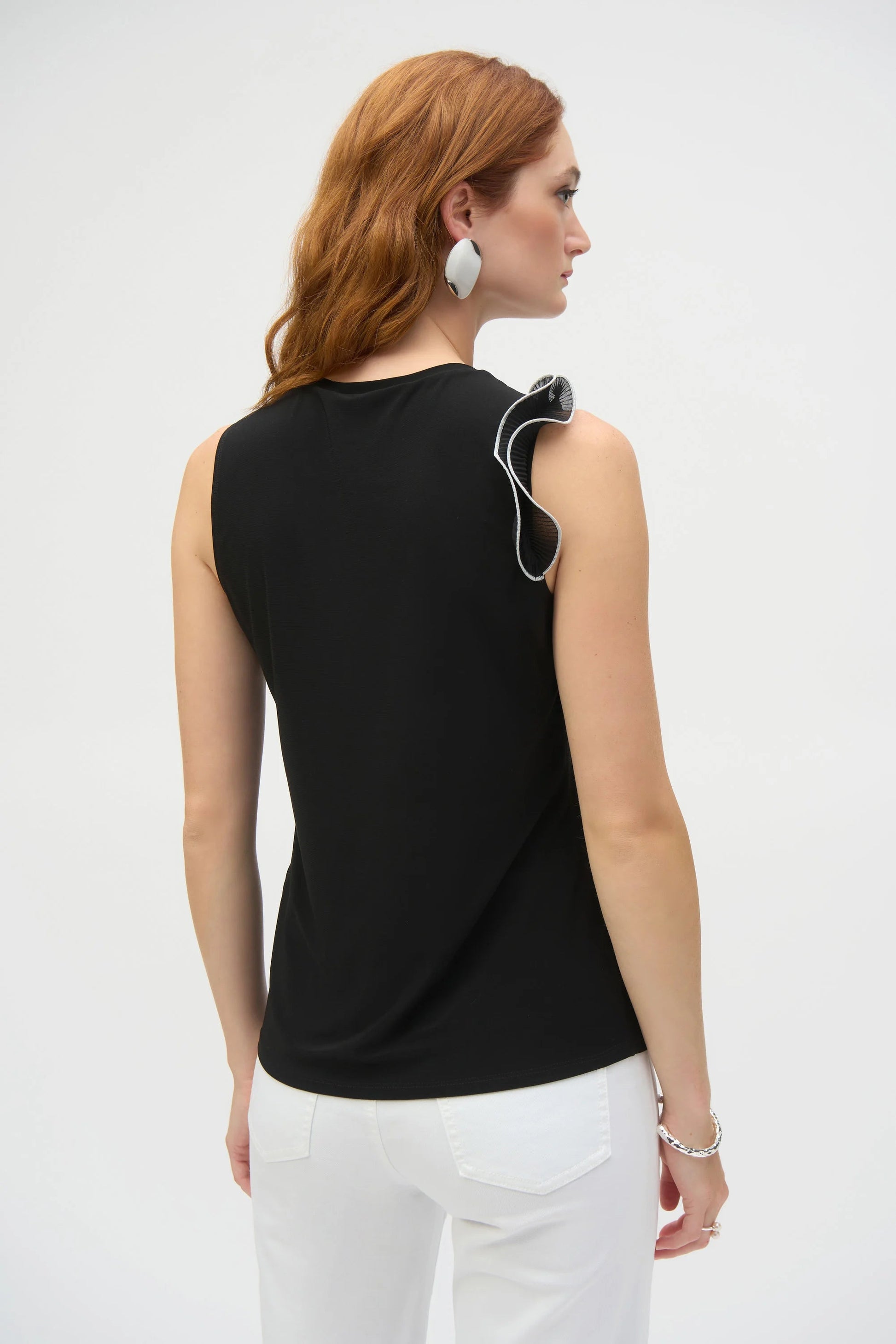 Joseph Ribkoff chiffon fitted top 252075