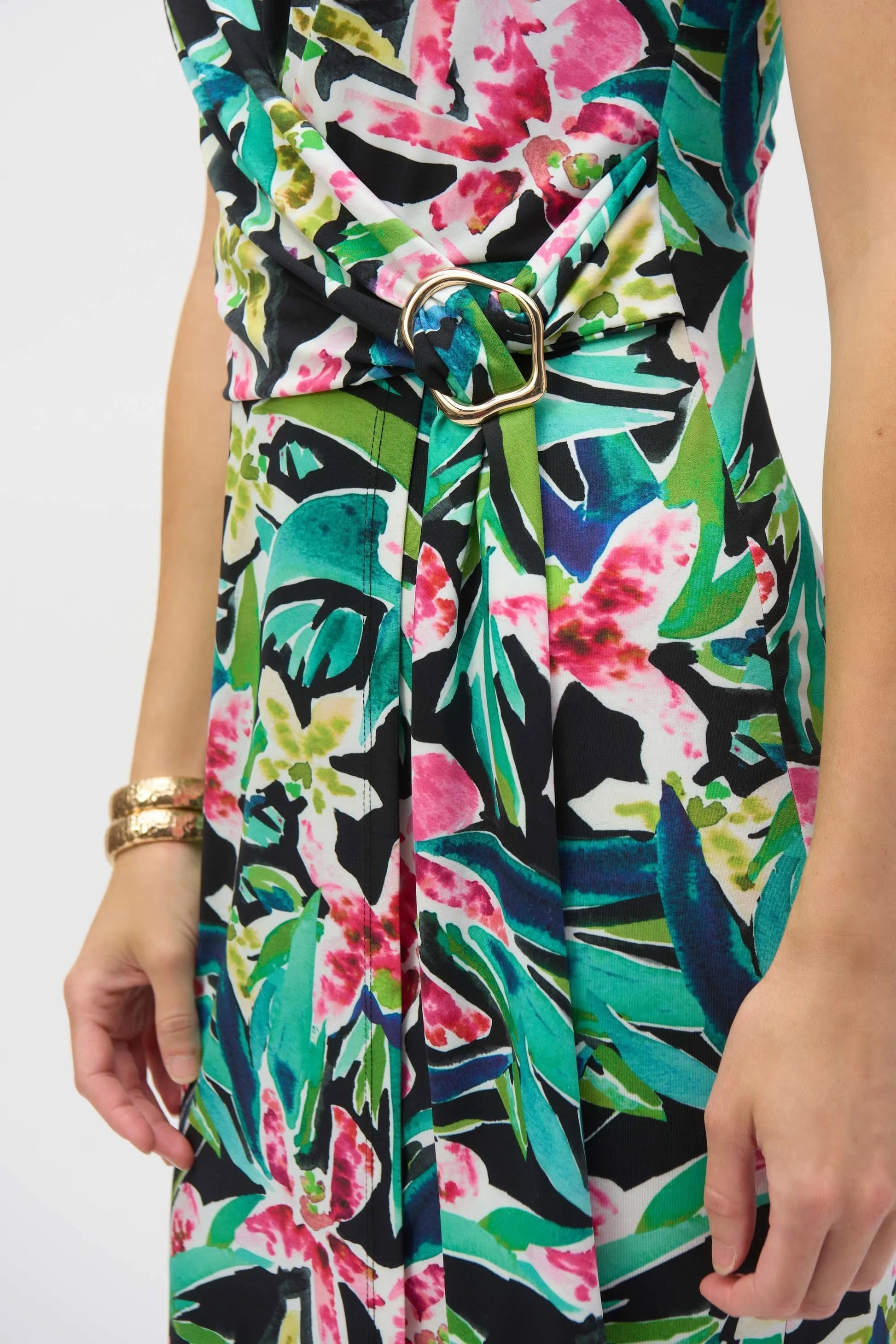 Joseph Ribkoff tropical print sheath dress 252079
